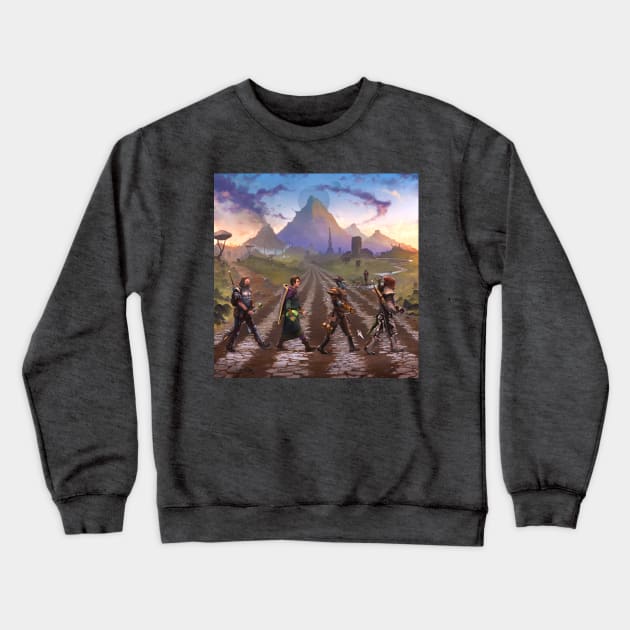 Adventures Road Crewneck Sweatshirt by Hieronymus7Z